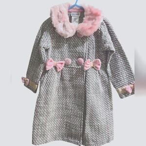 Blueberi Boulevard Tweed Pea Coat